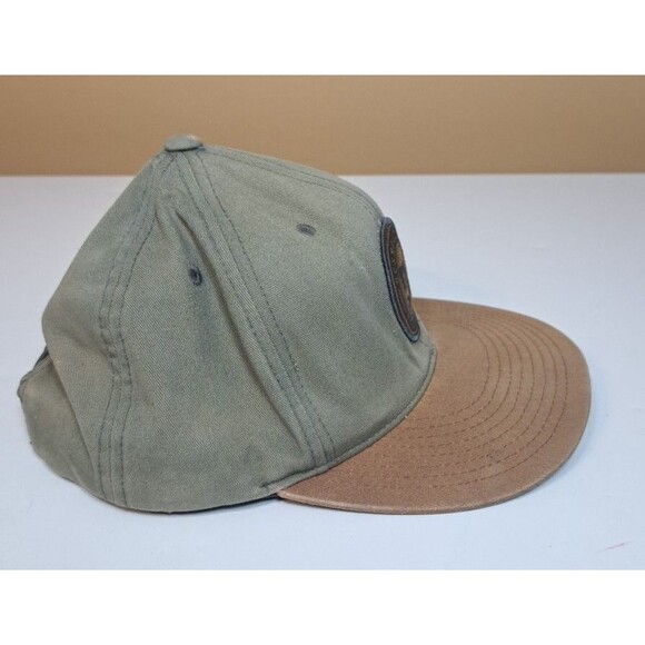 DC Shoe Co USA Snapback Hat Cap OSFM Green Brown Skateboard Flat Bill Unisex - Picture 4 of 8